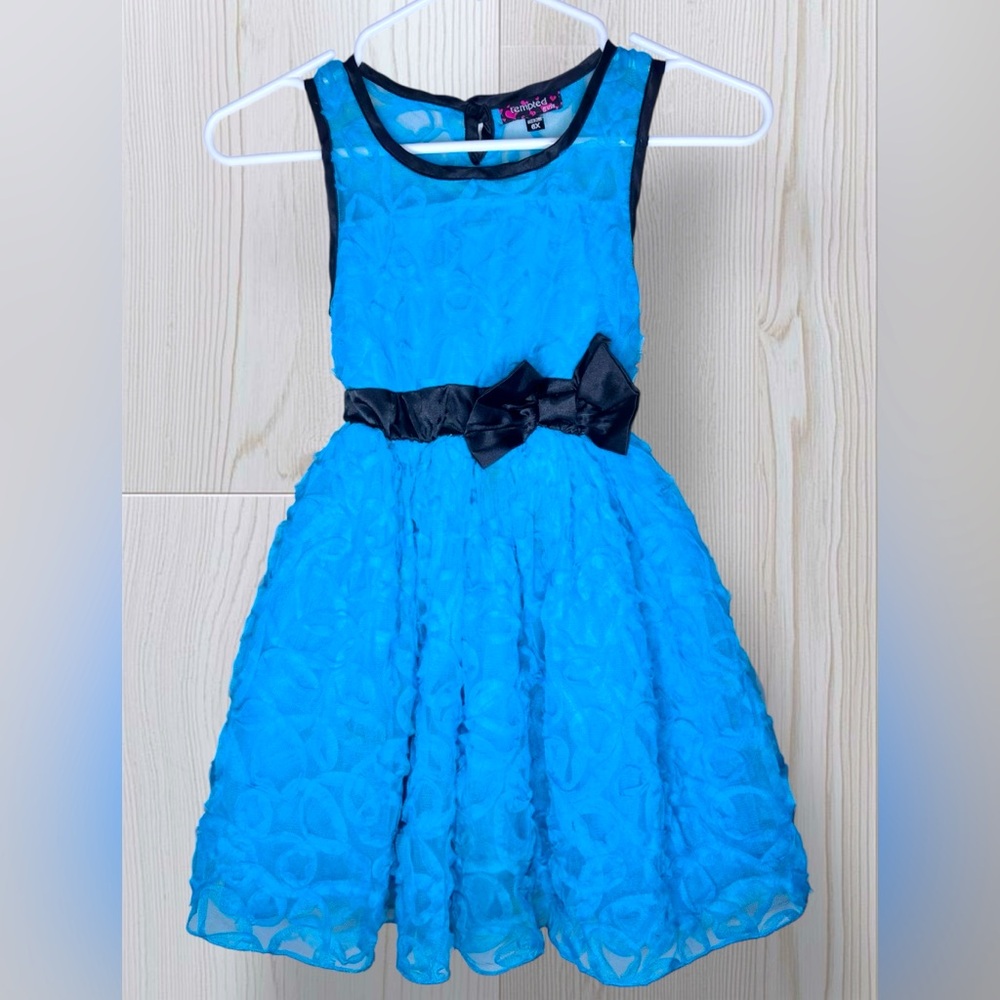 Girls Formal Ruffle Layered Dress - Picture 3 of 8